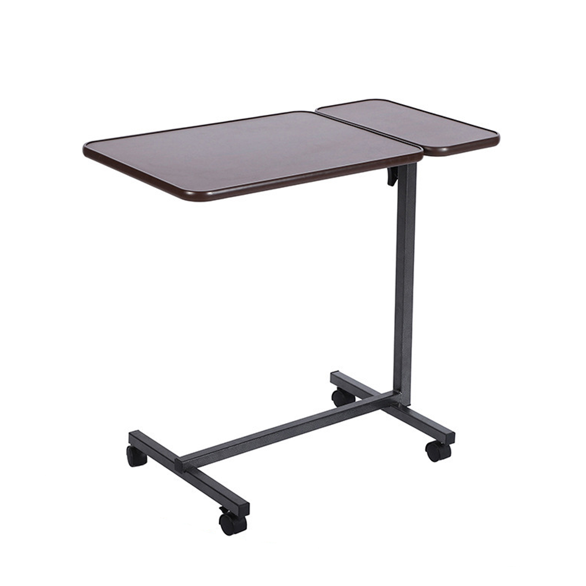 Height-Adjustable Dual-Top Bedside Table