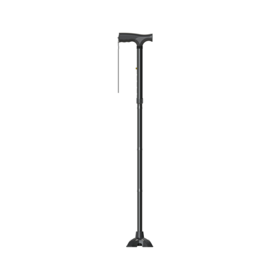 Quad Foldable Cane，self-standing Design